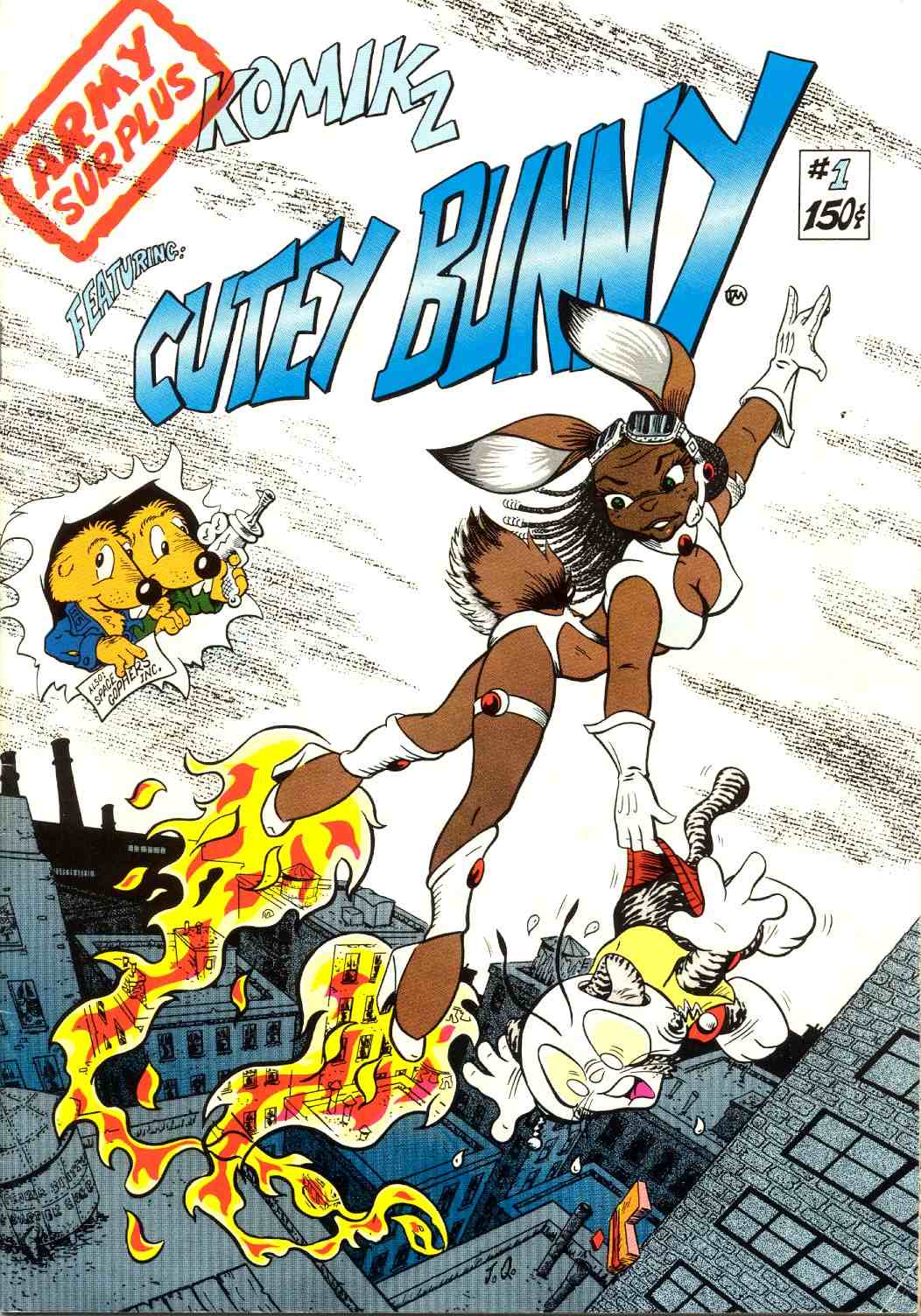 Read online Army  Surplus Komikz Featuring: Cutey Bunny comic -  Issue #1 - 1
