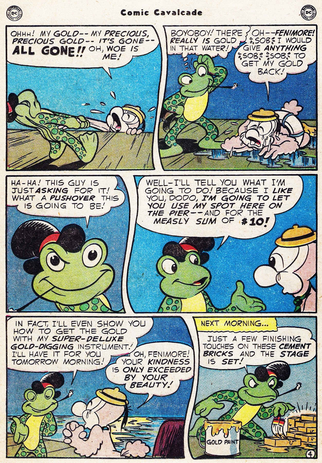 Read online Comic Cavalcade comic -  Issue #37 - 36