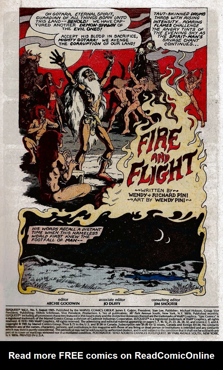 Read online ElfQuest comic -  Issue #1 - 2