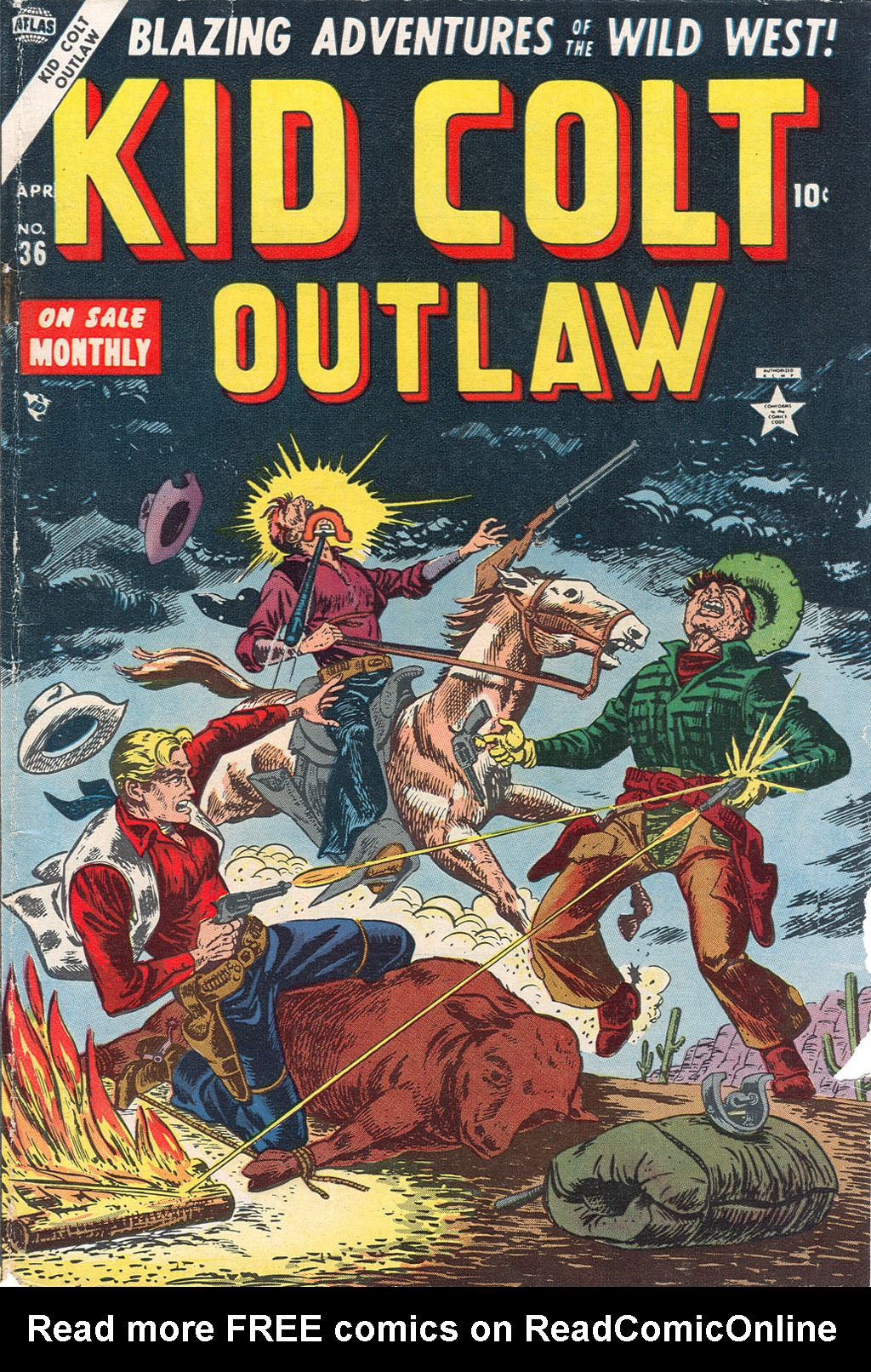 Read online Kid Colt Outlaw comic -  Issue #36 - 1