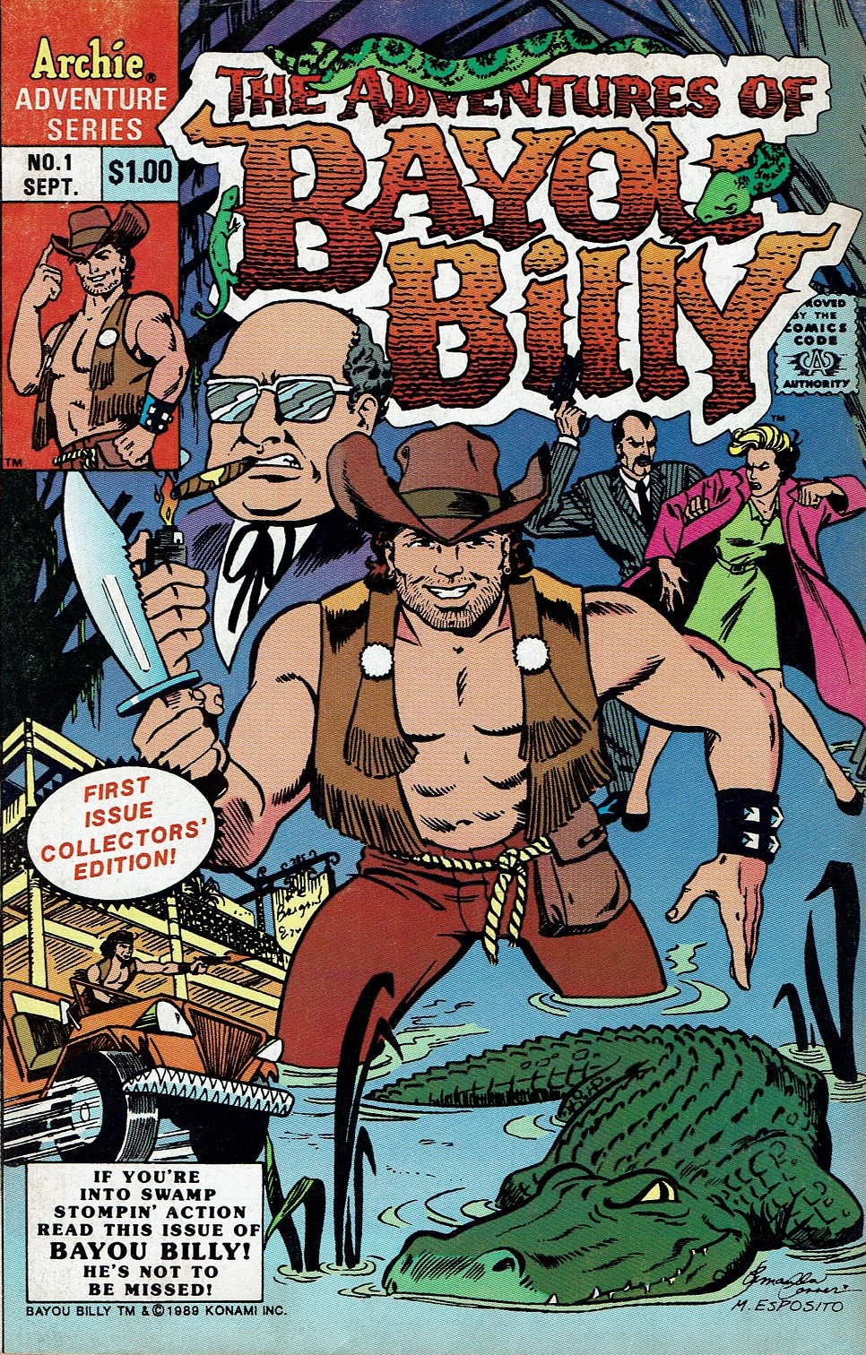 Read online The Adventures of Bayou Billy comic -  Issue #1 - 1