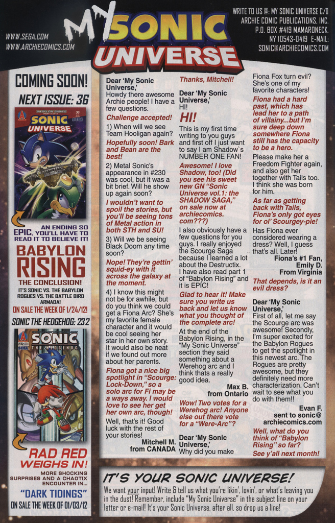 Read online Sonic Universe comic -  Issue #35 - 34