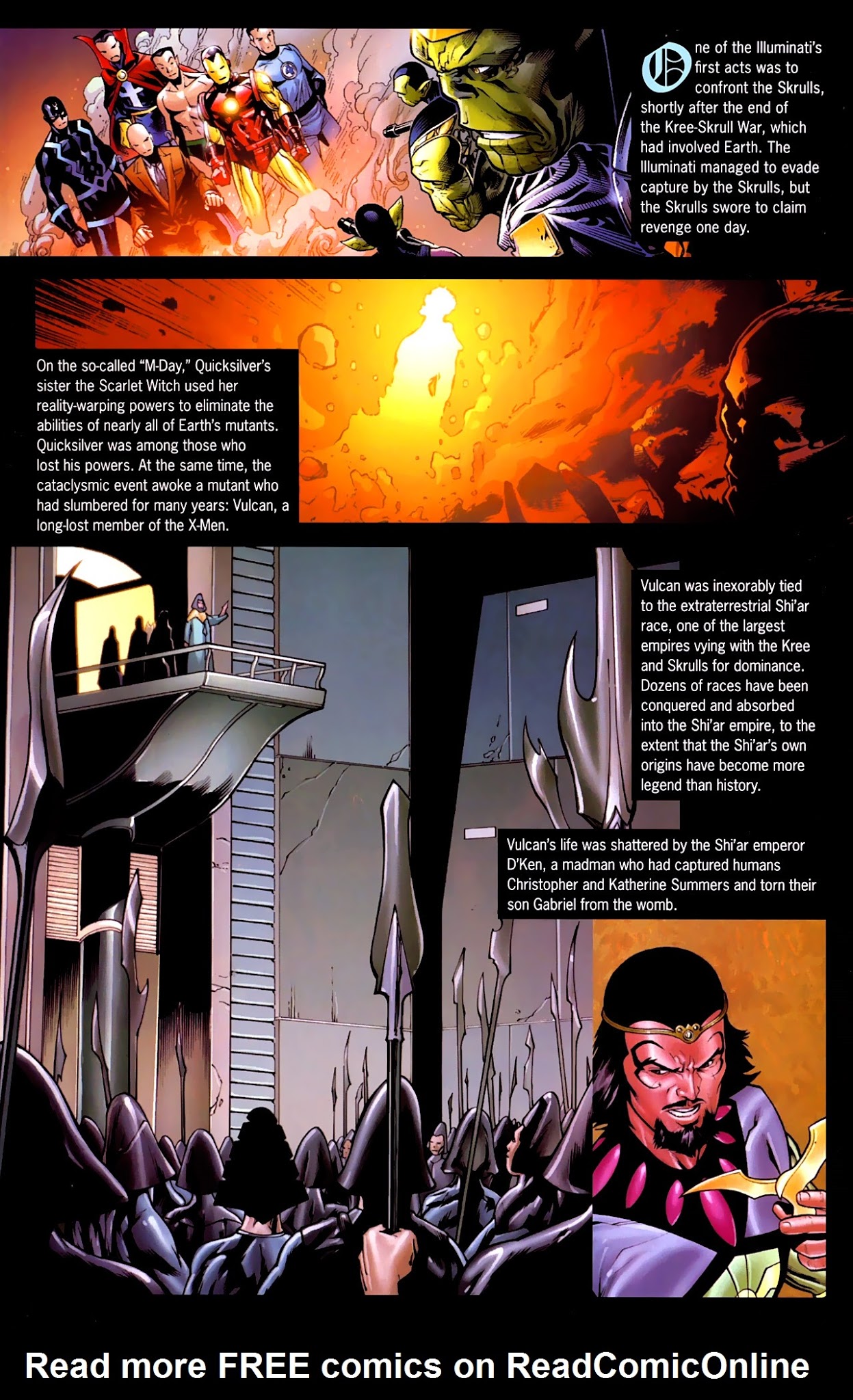 Read online War of Kings Saga comic -  Issue # Full - 8