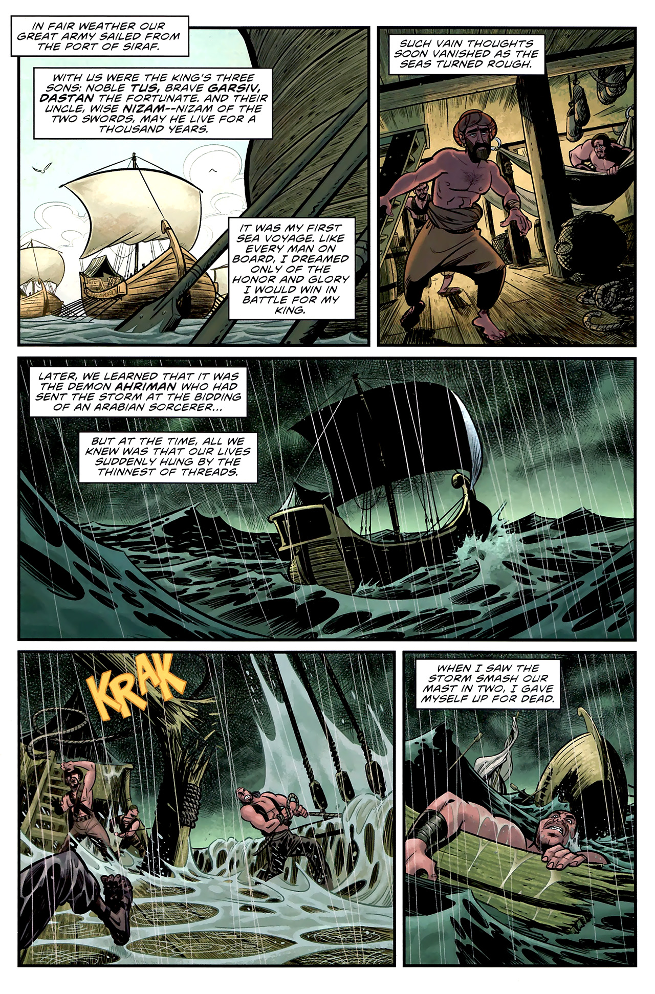 Read online Prince of Persia: Before the Sandstorm comic -  Issue #4 - 6
