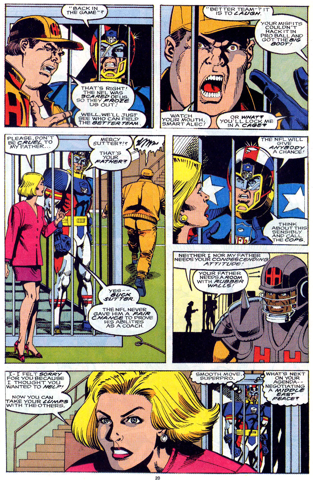 Read online NFL SuperPro comic -  Issue #5 - 17