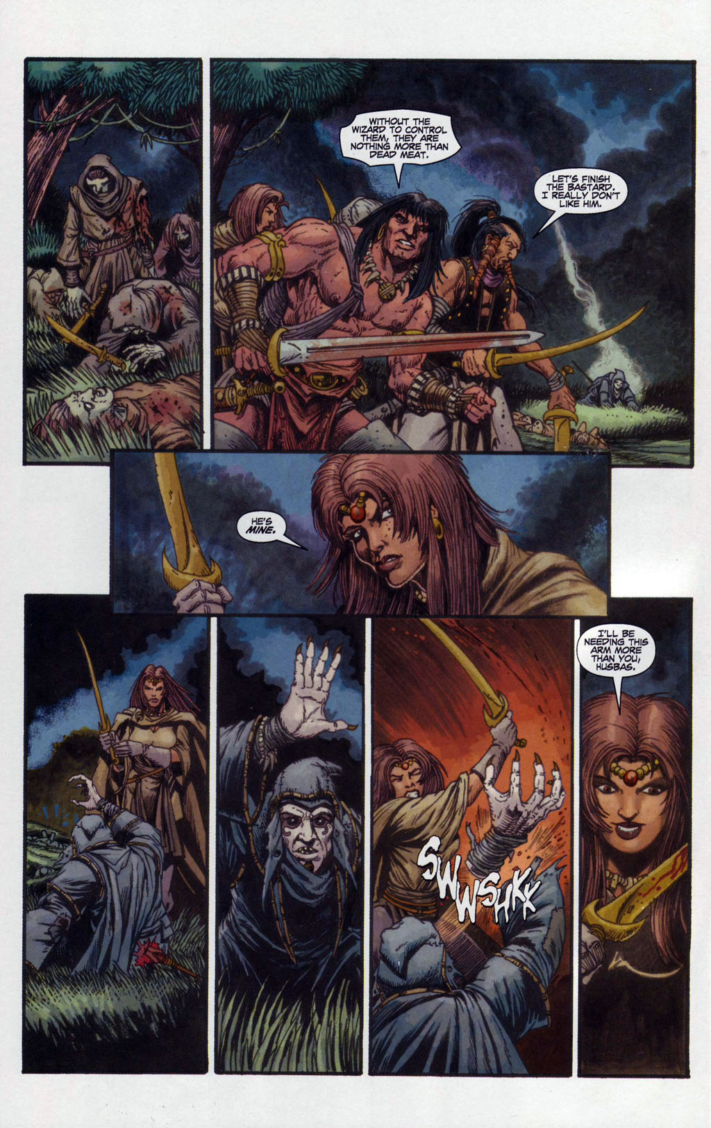Read online Conan and the Songs of the Dead comic -  Issue #5 - 17