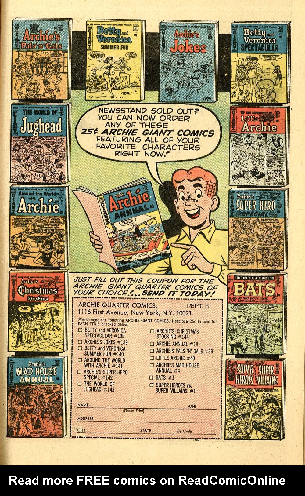 Read online The Adventures of Little Archie comic -  Issue #42 - 33