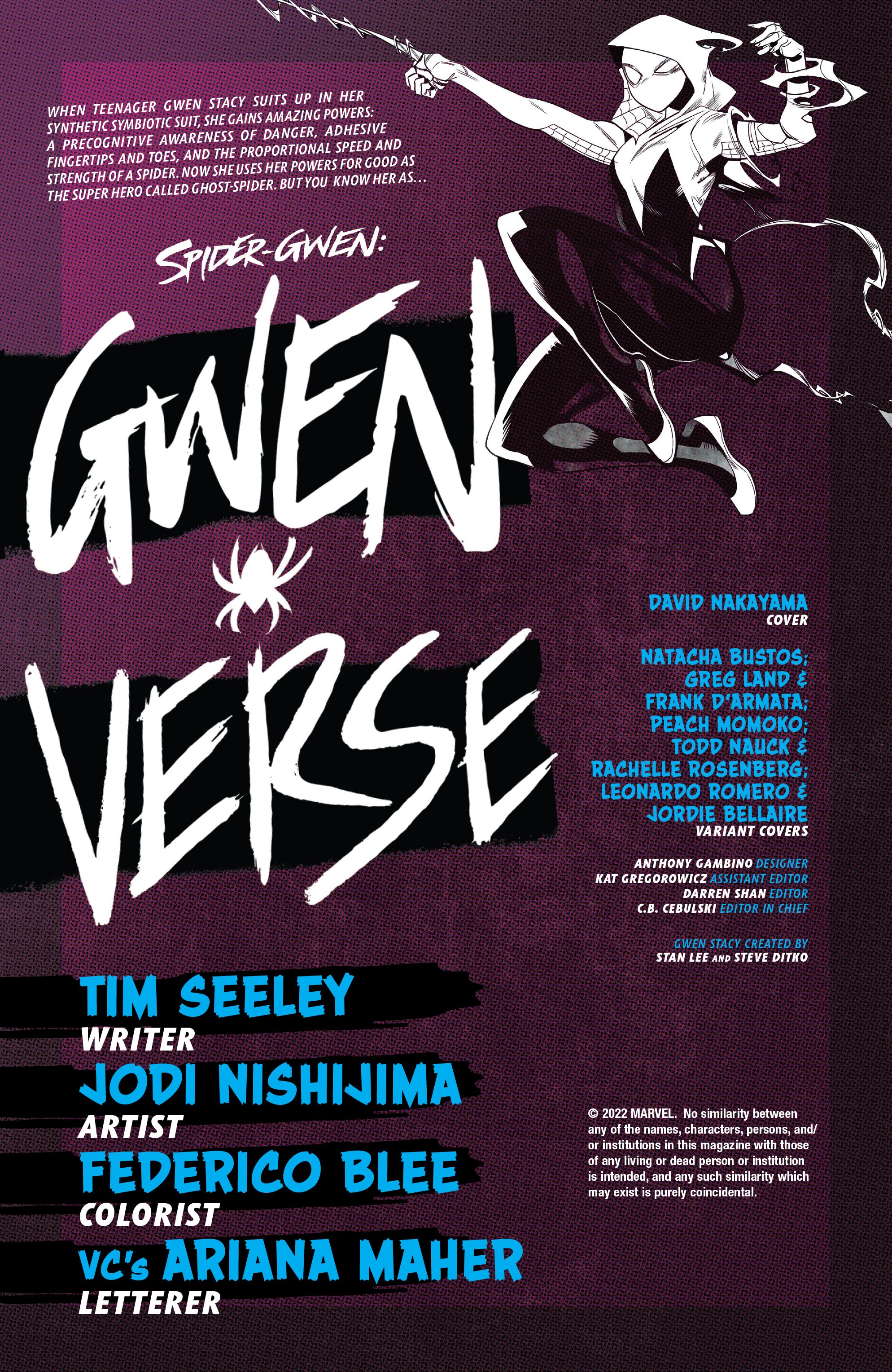 Read online Spider-Gwen: Gwenverse comic -  Issue #1 - 2