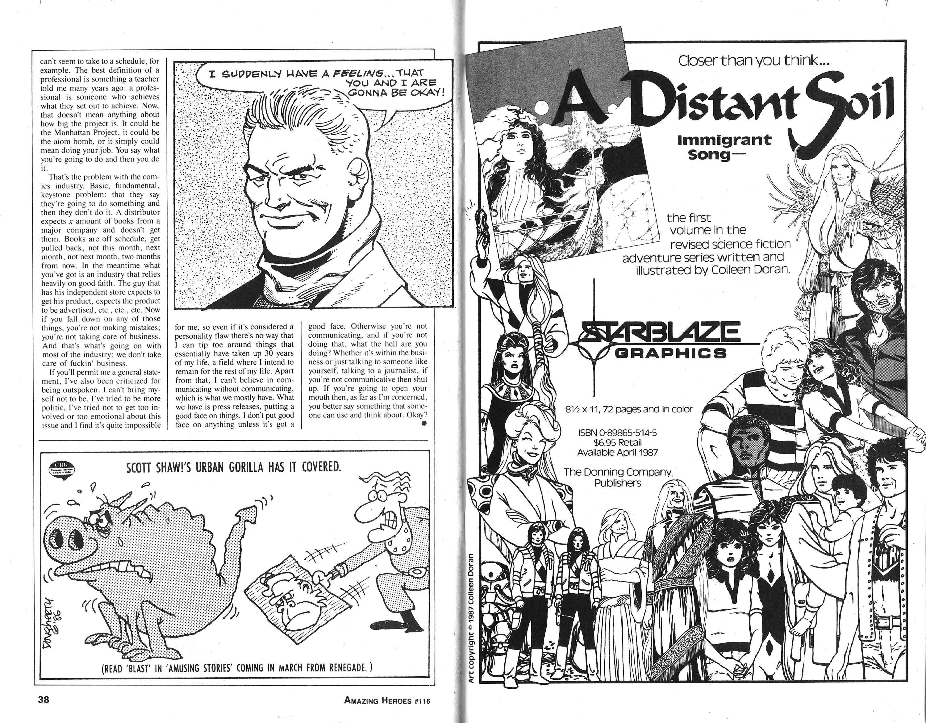 Read online Amazing Heroes comic -  Issue #116 - 20