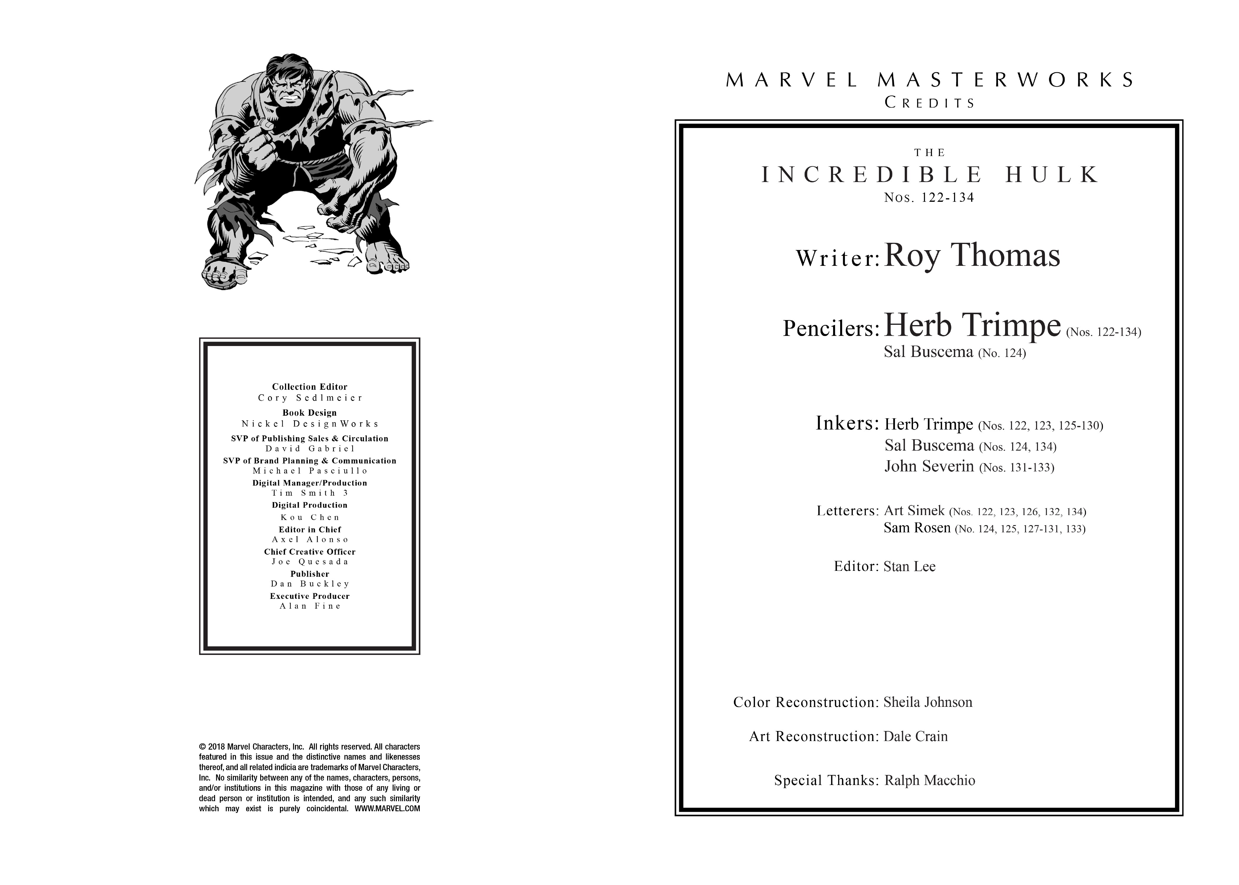 Read online Marvel Masterworks: The Incredible Hulk comic -  Issue # TPB 6 (Part 1) - 3