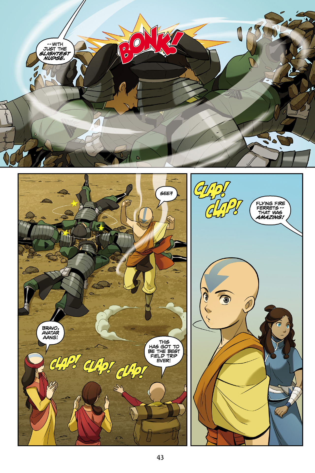 Read online Nickelodeon Avatar: The Last Airbender - The Rift comic -  Issue # Part 1 - 43