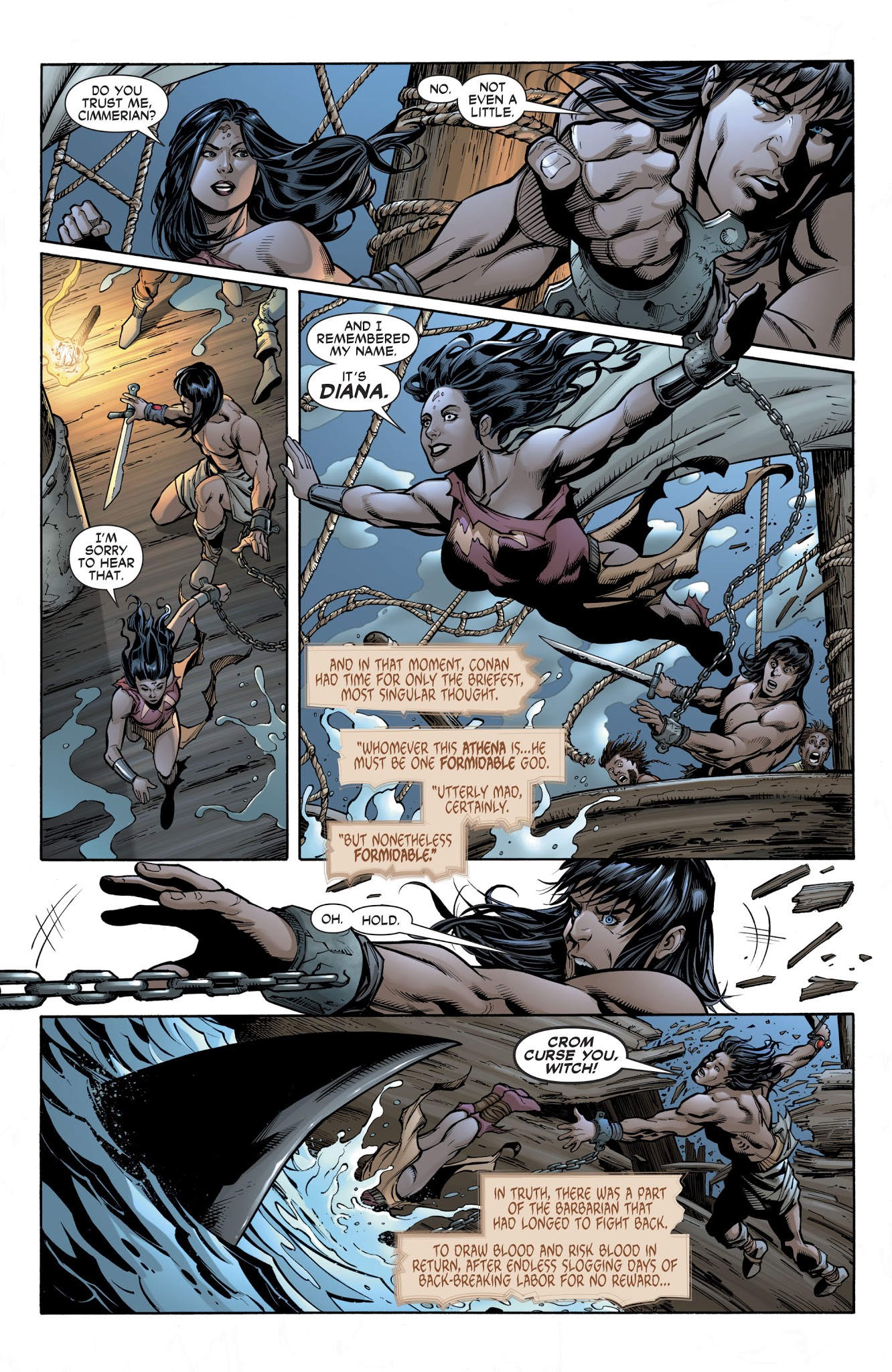 Read online Wonder Woman/Conan comic -  Issue #2 - 23