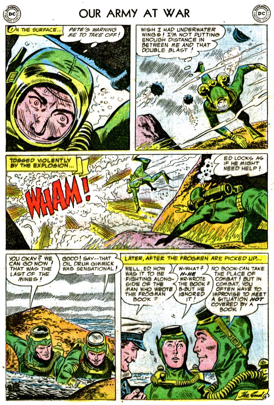 Read online Our Army at War (1952) comic -  Issue #40 - 24