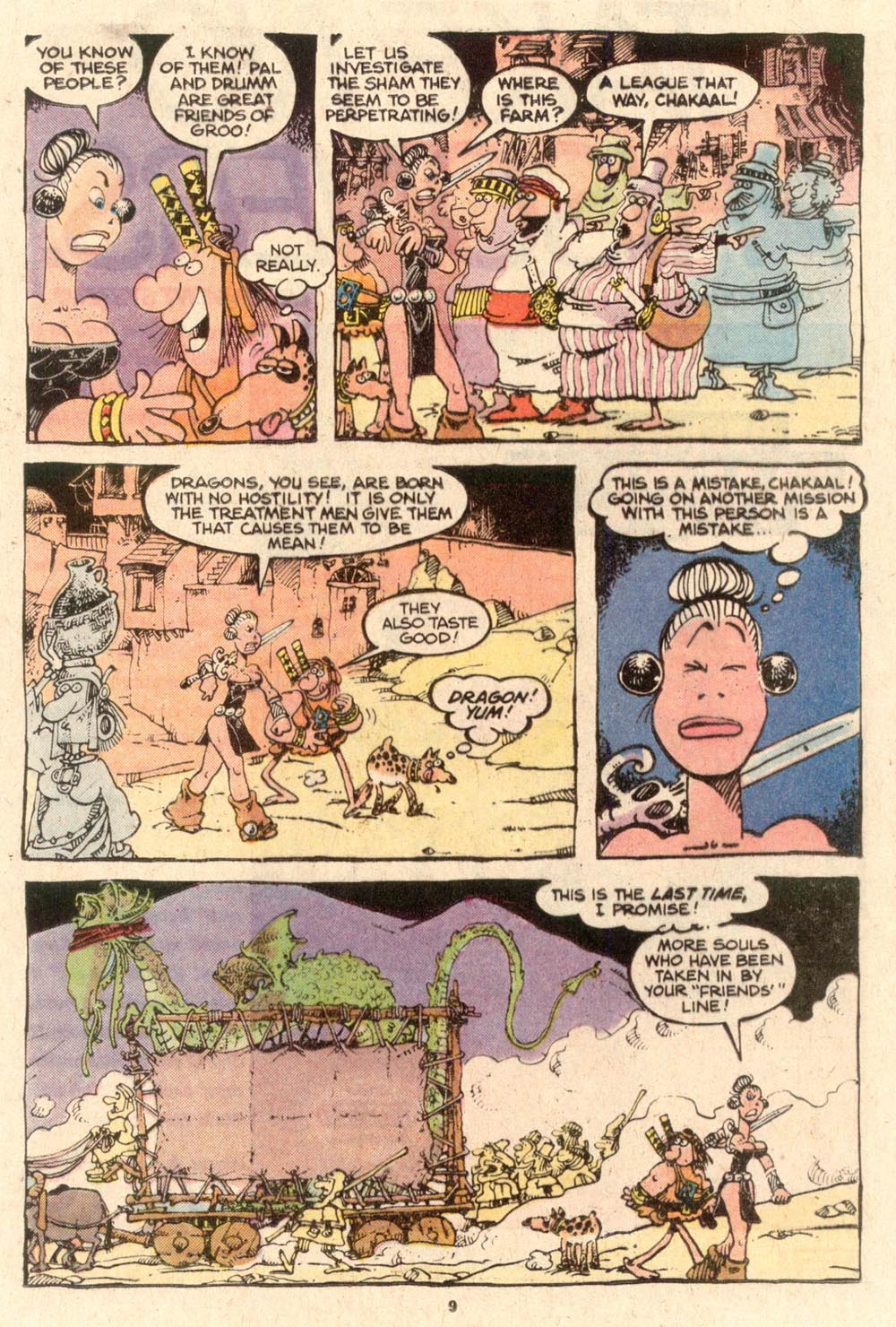 Read online Sergio Aragonés Groo the Wanderer comic -  Issue #53 - 9