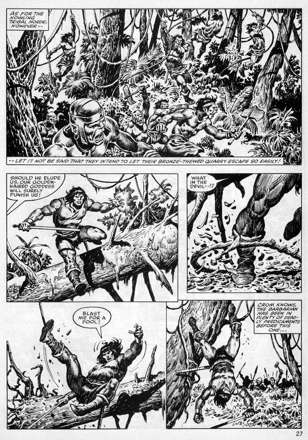 Read online The Savage Sword Of Conan comic -  Issue #100 - 23