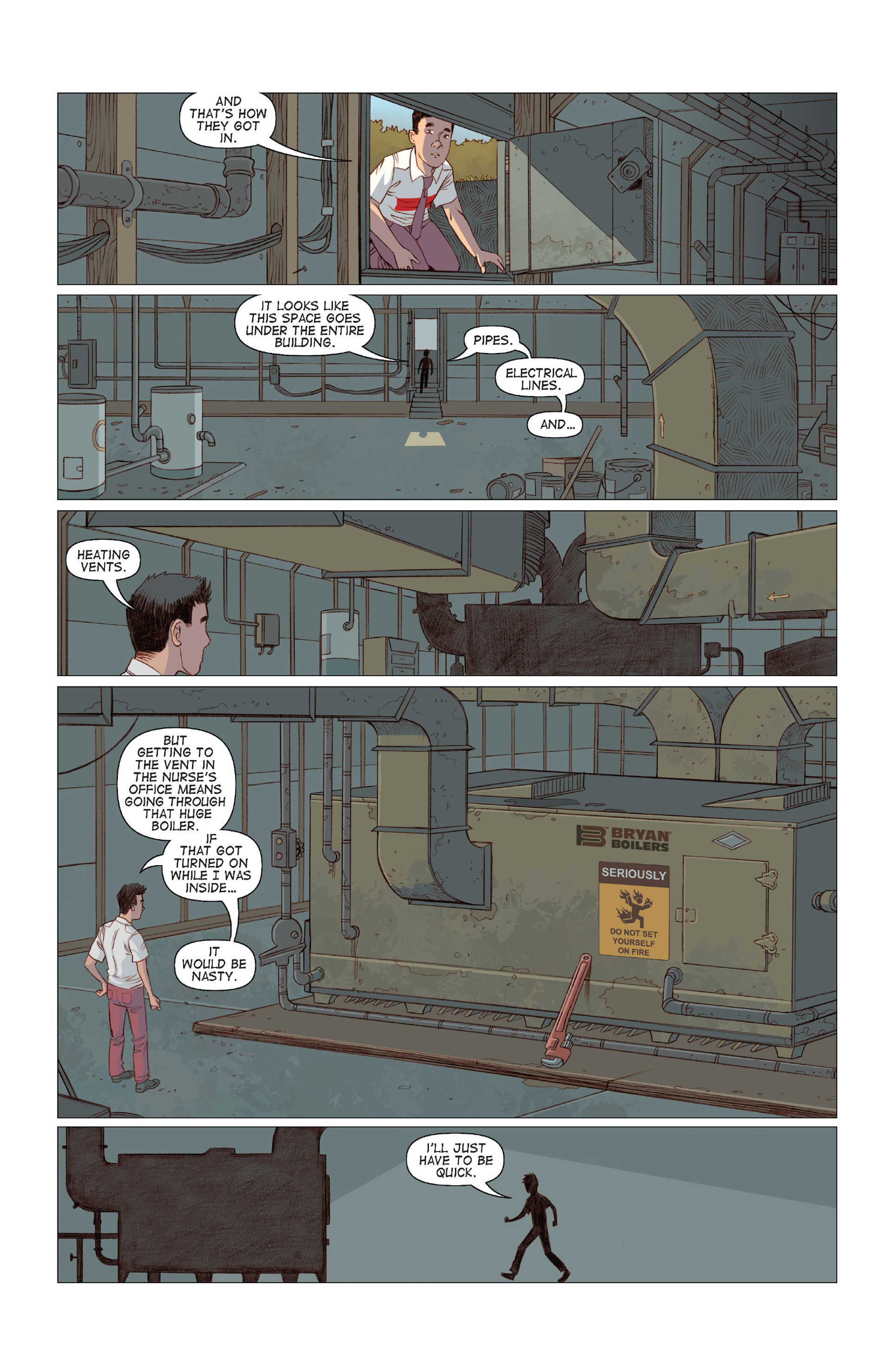 Read online Five Weapons comic -  Issue #8 - 14