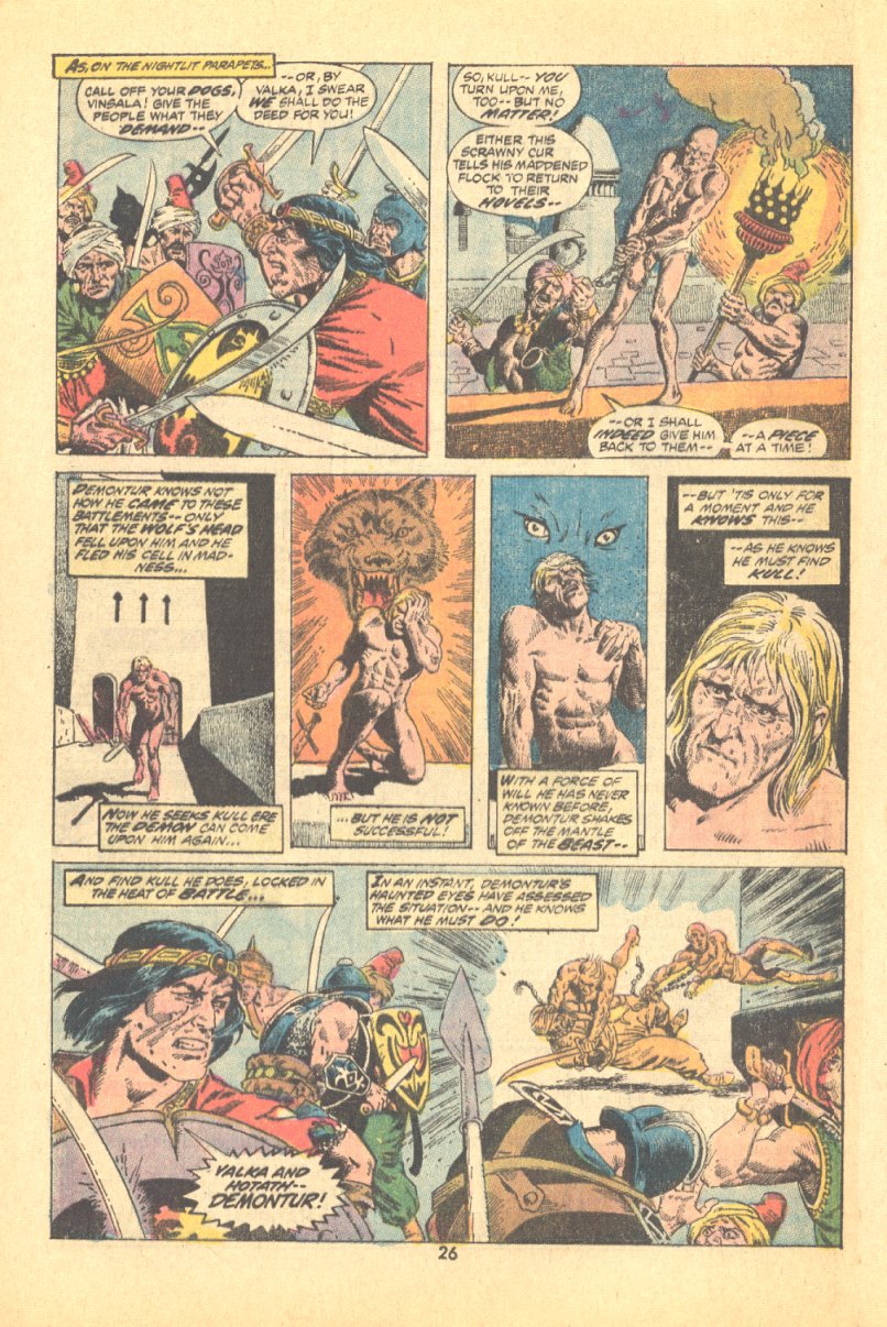 Read online Kull, the Conqueror (1971) comic -  Issue #8 - 19