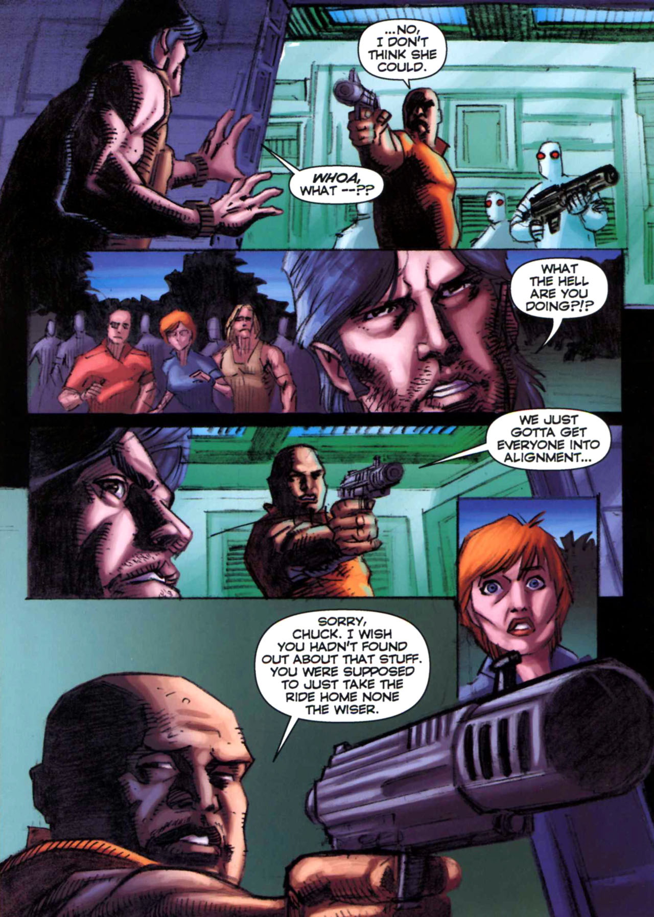 Read online Alien Vs. Predator: Civilized Beasts comic -  Issue # TPB - 90