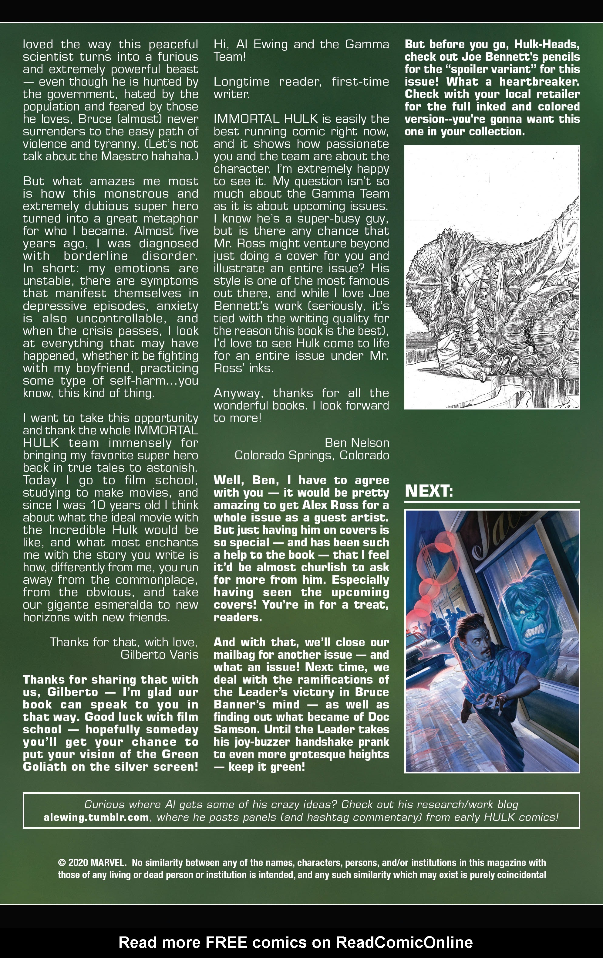 Read online Immortal Hulk comic -  Issue #39 - 21