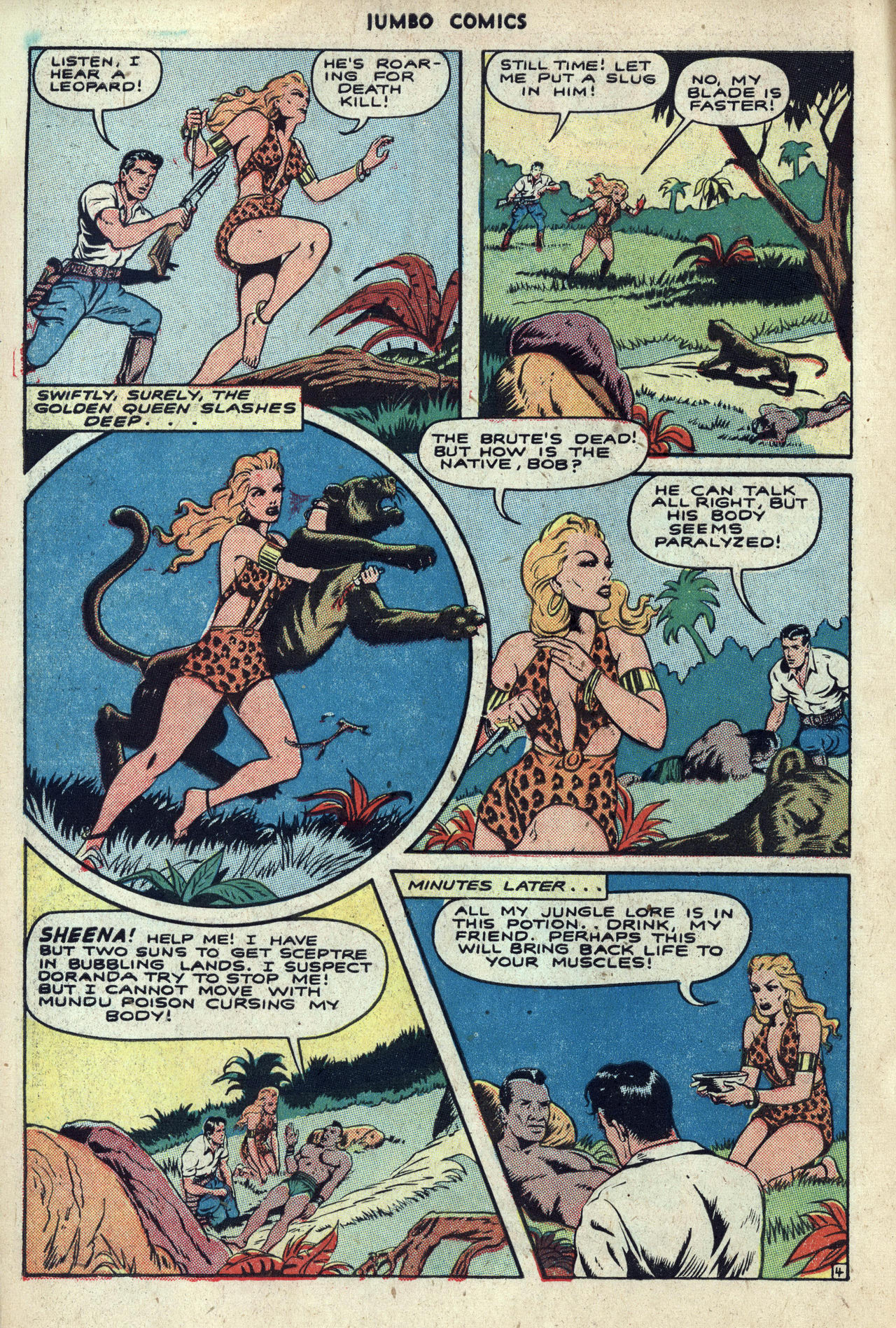 Read online Jumbo Comics comic -  Issue #66 - 6