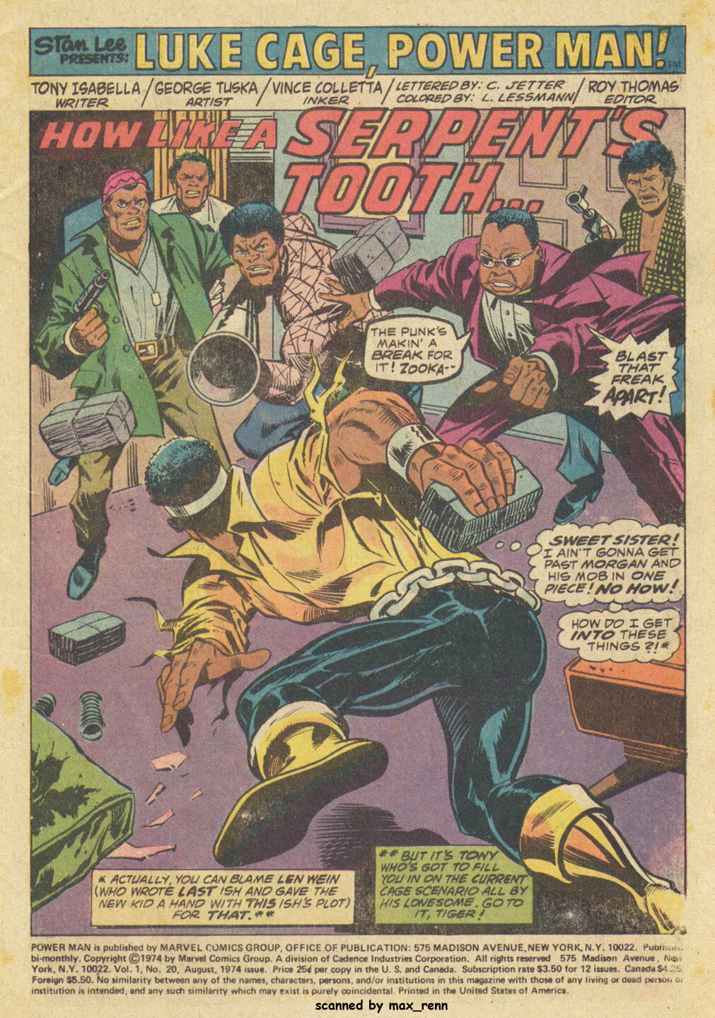 Read online Power Man comic -  Issue #20 - 2