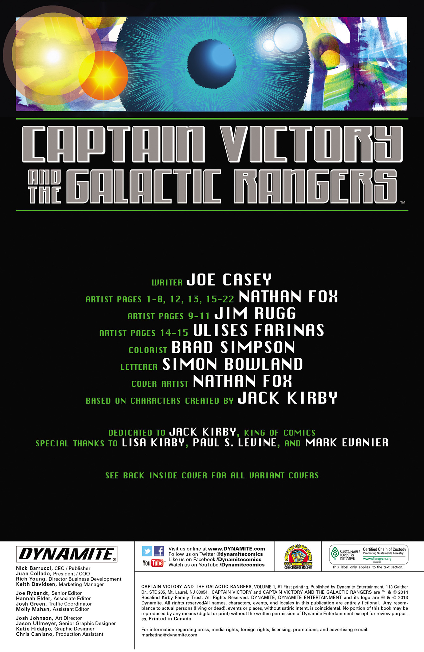Read online Captain Victory and the Galactic Rangers (2014) comic -  Issue #1 - 2