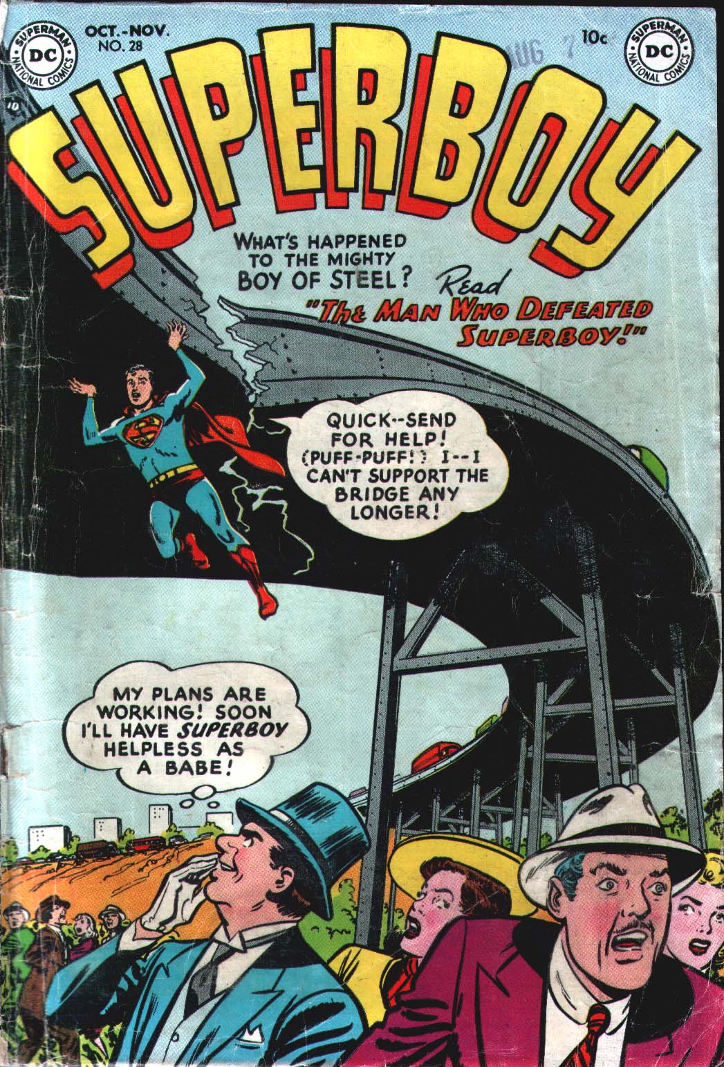 Read online Superboy (1949) comic -  Issue #28 - 1