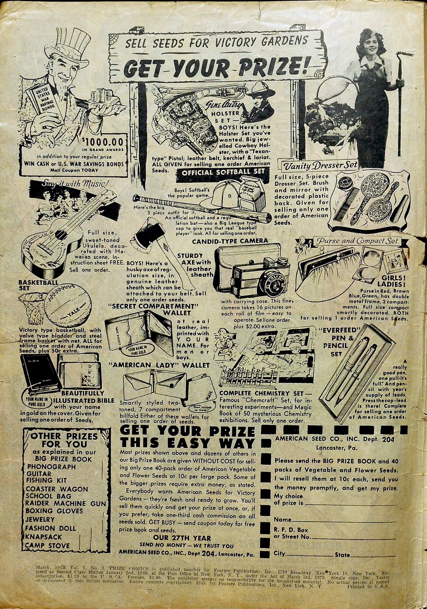 Read online Prize Comics comic -  Issue #51 - 2