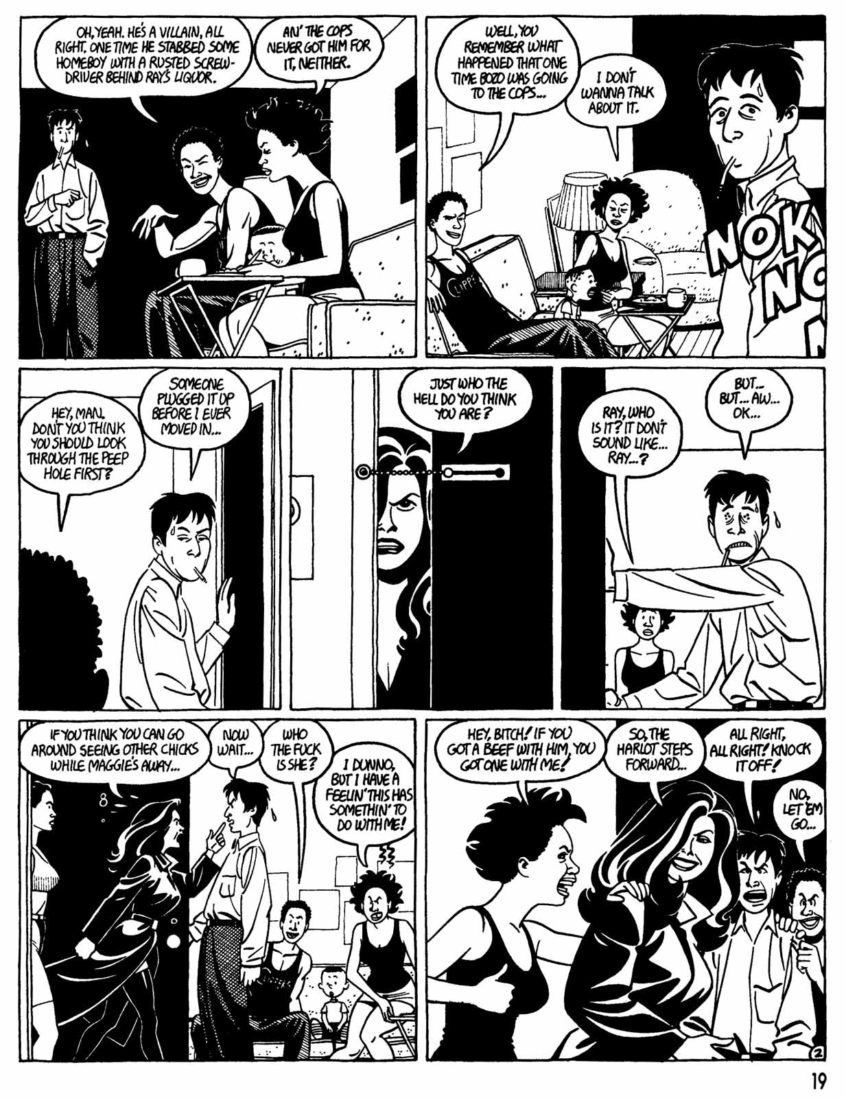 Read online Love and Rockets (1982) comic -  Issue #32 - 21