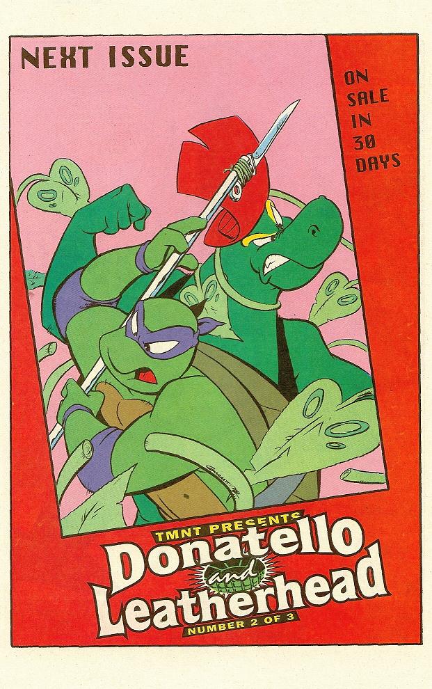 Read online Teenage Mutant Ninja Turtles Presents: Donatello and Leatherhead comic -  Issue #1 - 30
