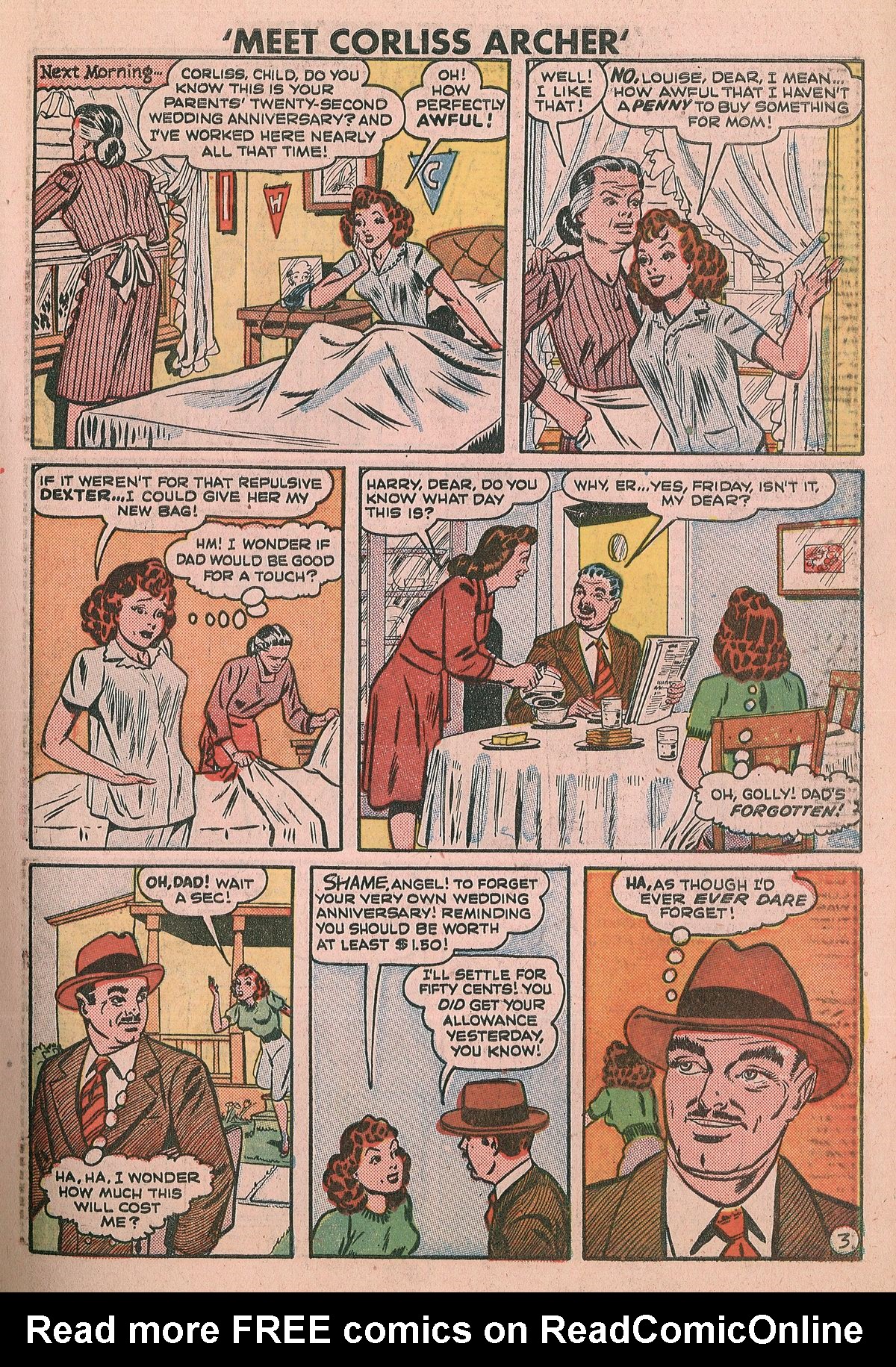 Read online Meet Corliss Archer comic -  Issue #3 - 13