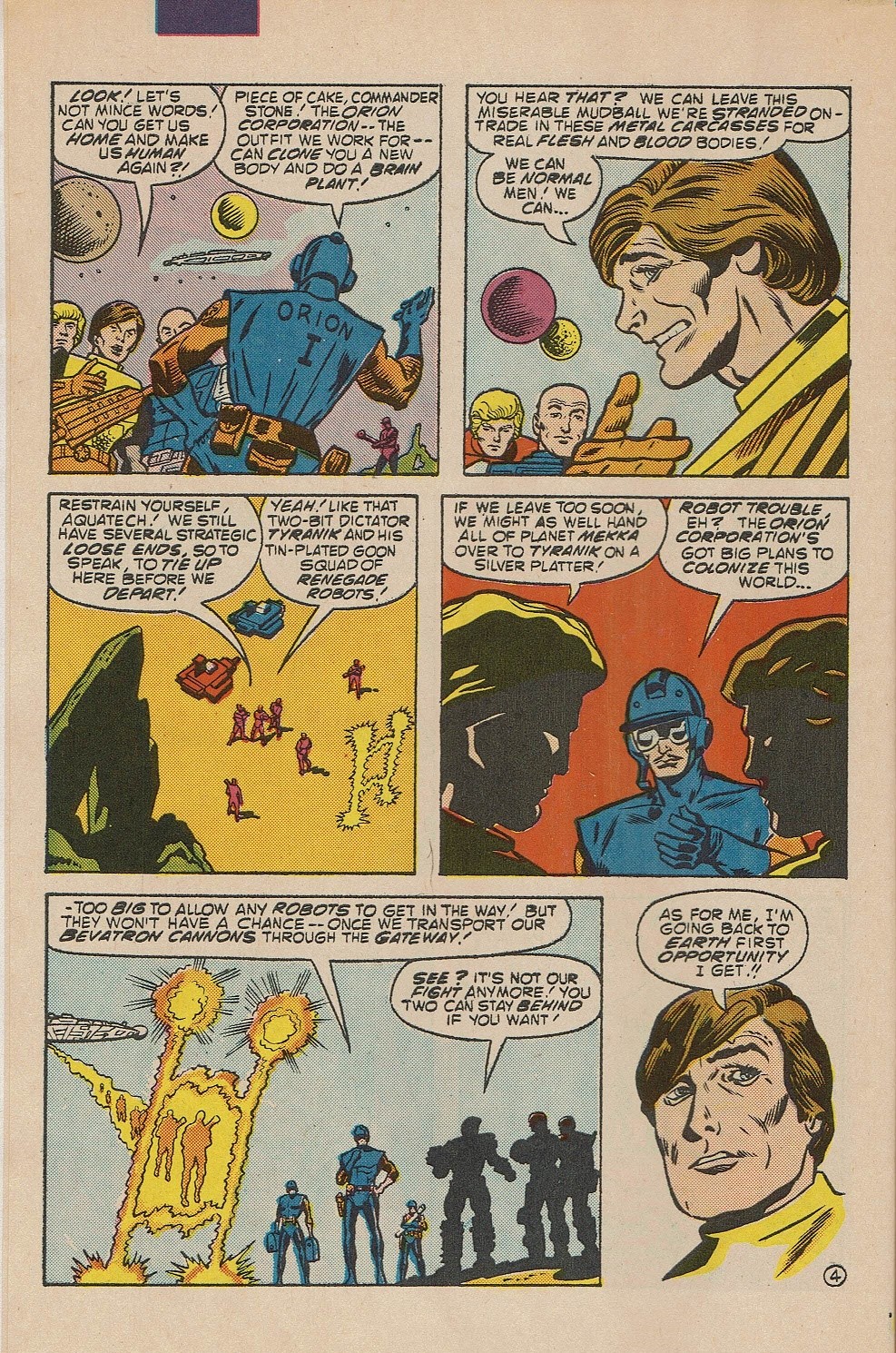 Read online ManTech Robot Warriors comic -  Issue #4 - 6