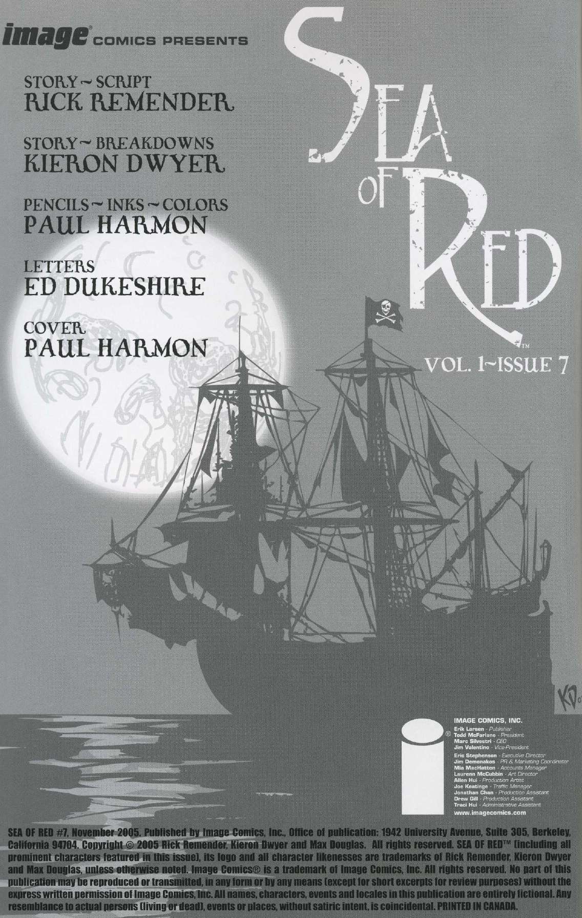 Read online Sea of Red comic -  Issue #7 - 2
