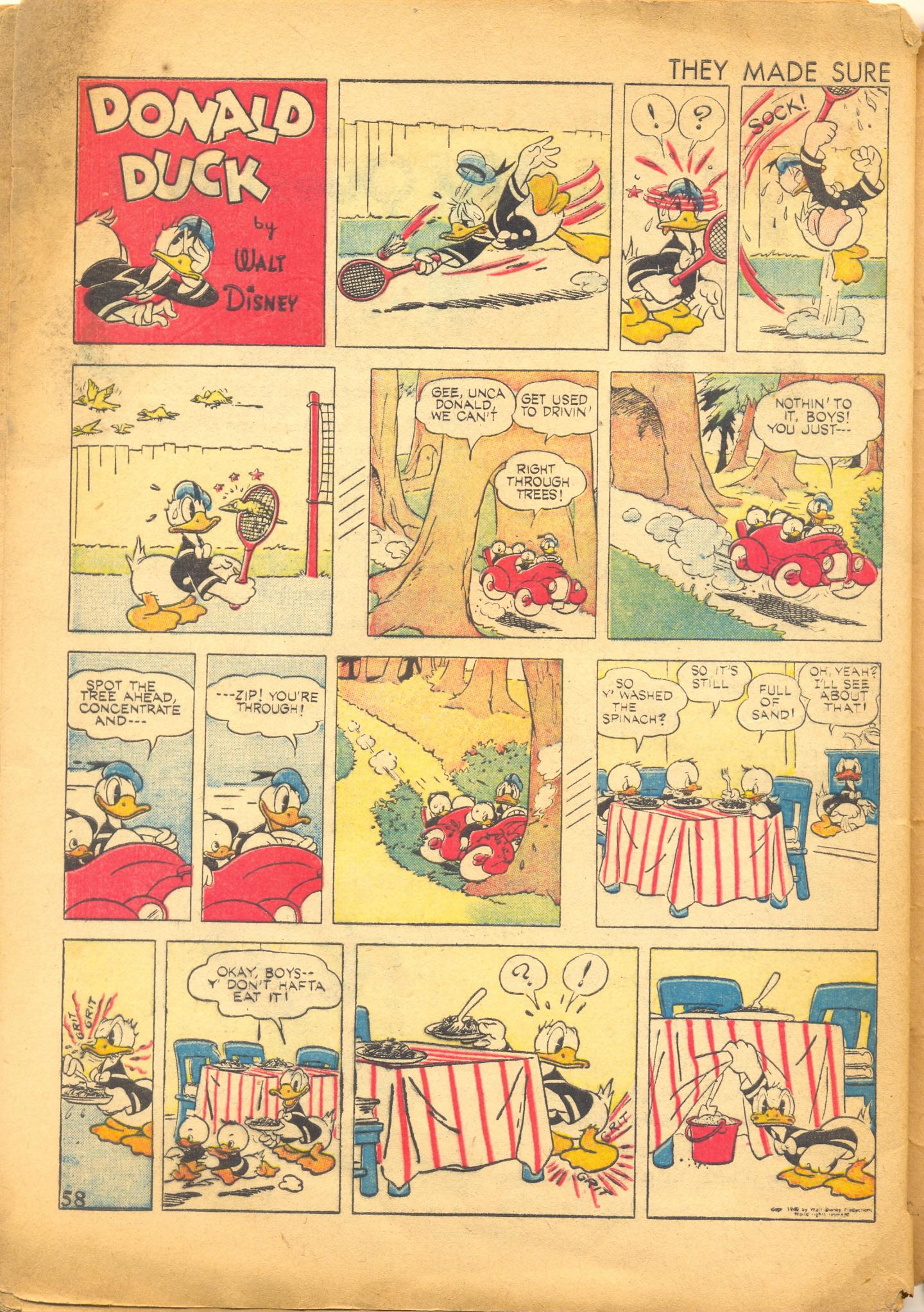 Read online Walt Disney's Comics and Stories comic -  Issue #21 - 60