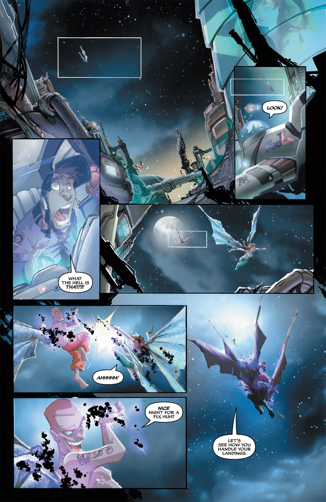 Read online Michael Turner's Soulfire: New World Order comic -  Issue #1 - 6