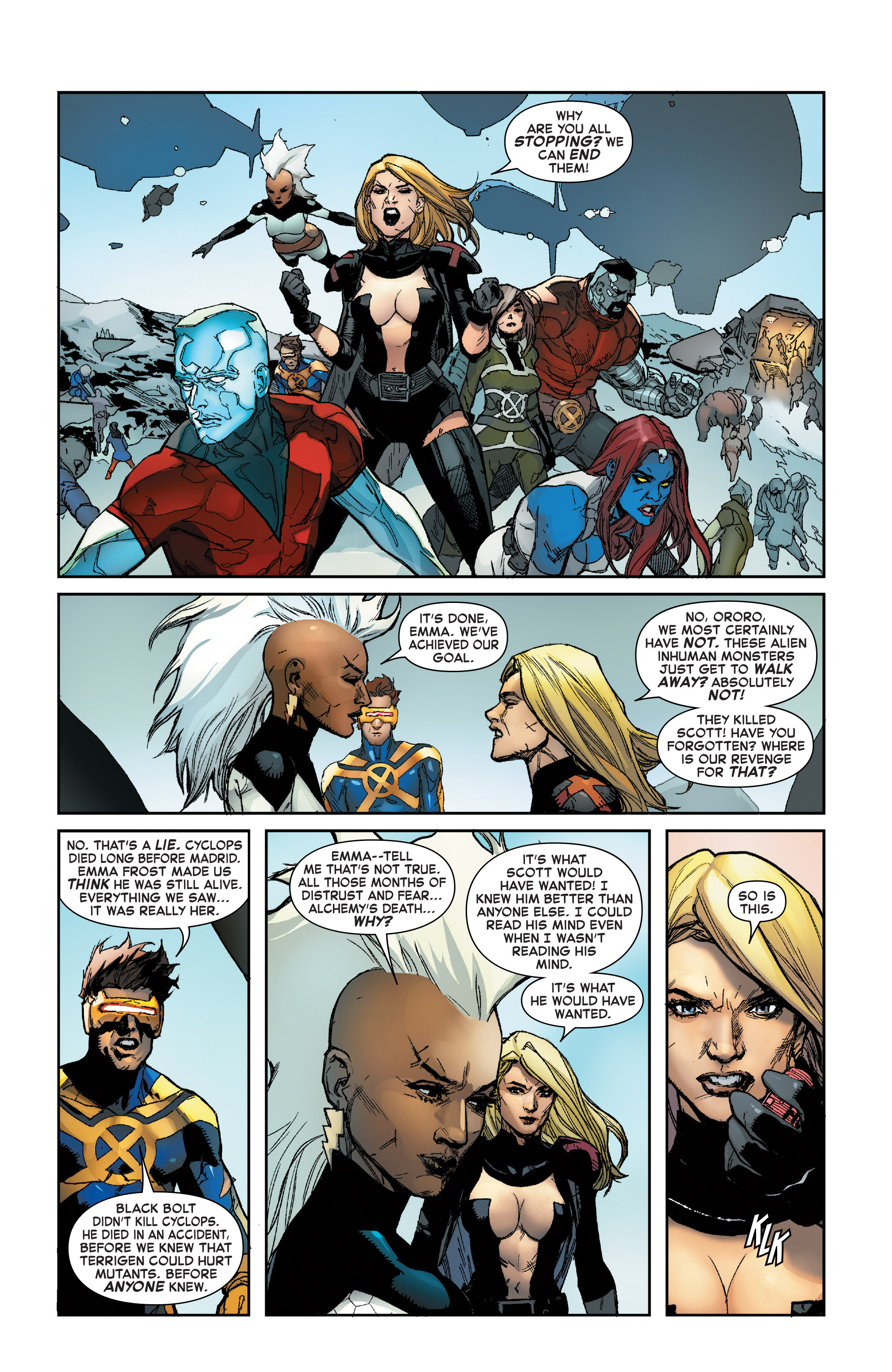 Read online Inhumans Vs. X-Men comic -  Issue #6 - 16