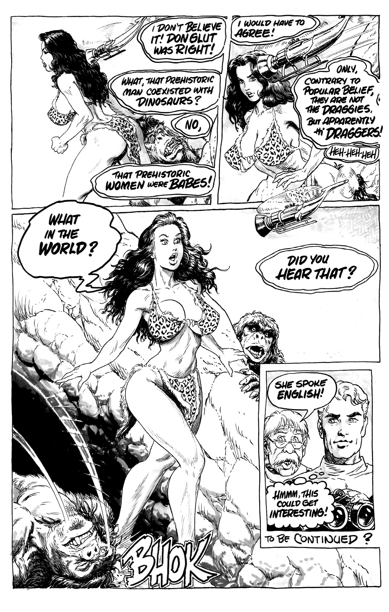 Read online Cavewoman: Prehistoric Pinups comic -  Issue #5 - 9