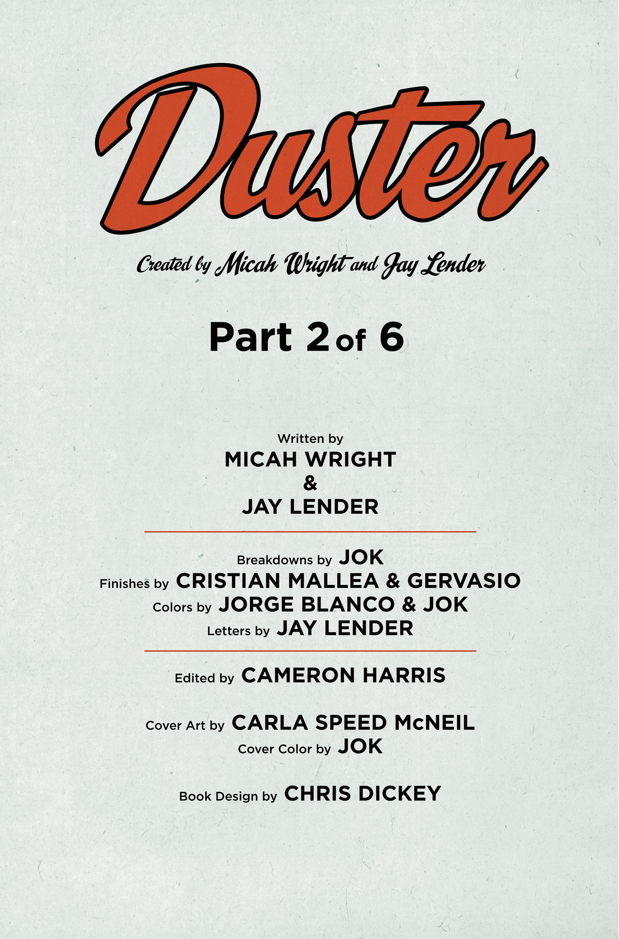 Read online Duster comic -  Issue #2 - 2