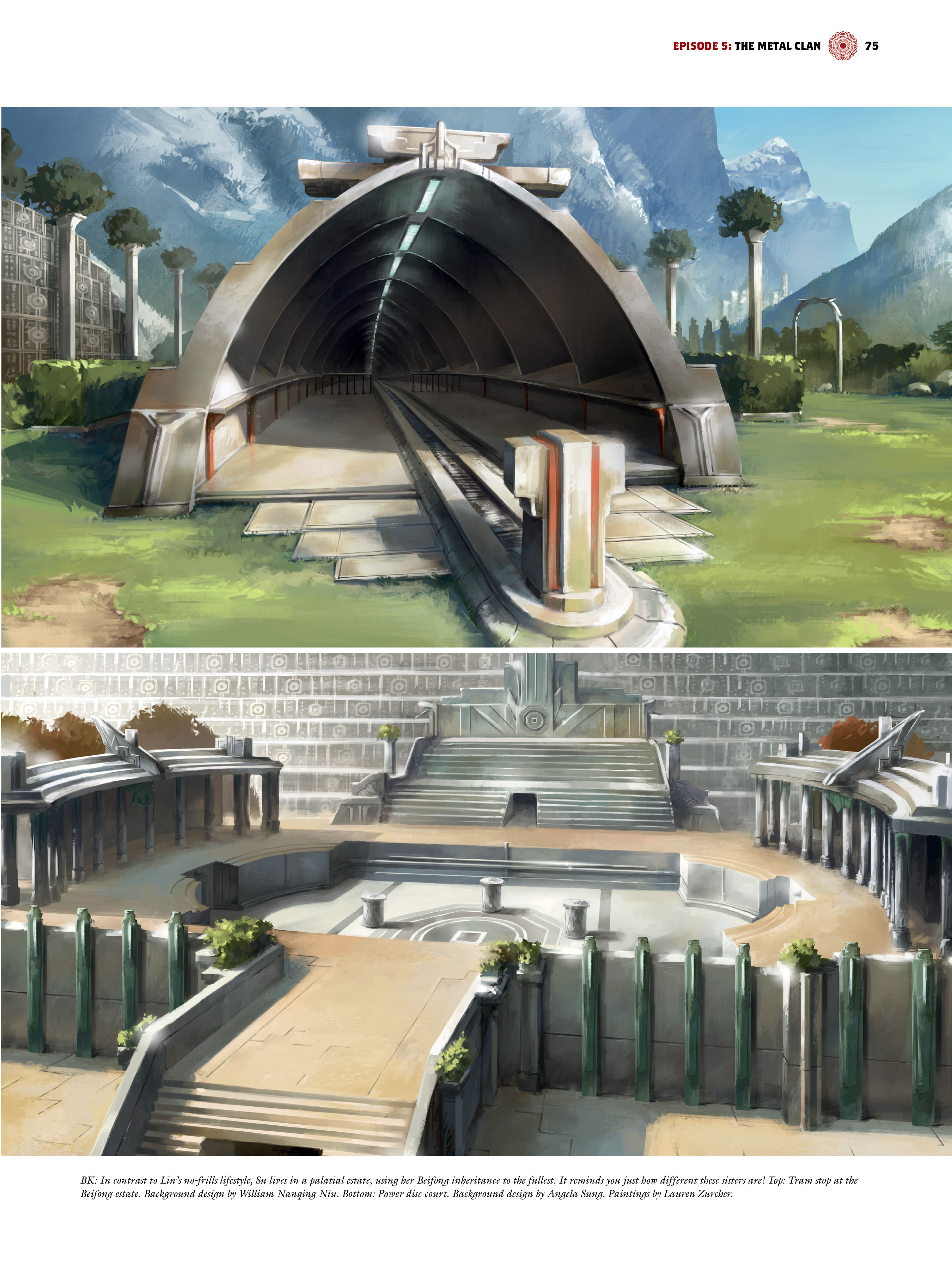 Read online The Legend of Korra: The Art of the Animated Series comic -  Issue # TPB 3 - 76