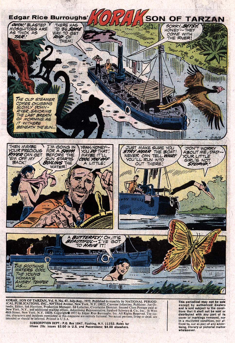 Read online Korak, Son of Tarzan (1972) comic -  Issue #47 - 2