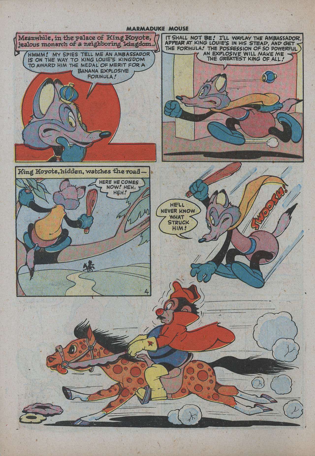 Read online Marmaduke Mouse comic -  Issue #5 - 6