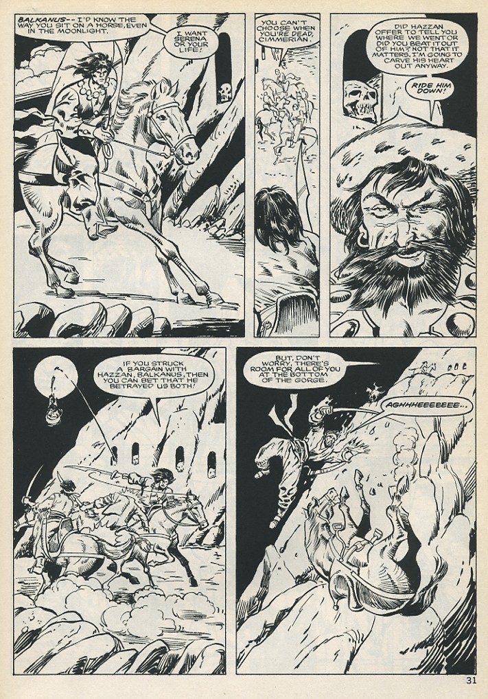Read online The Savage Sword Of Conan comic -  Issue #131 - 31