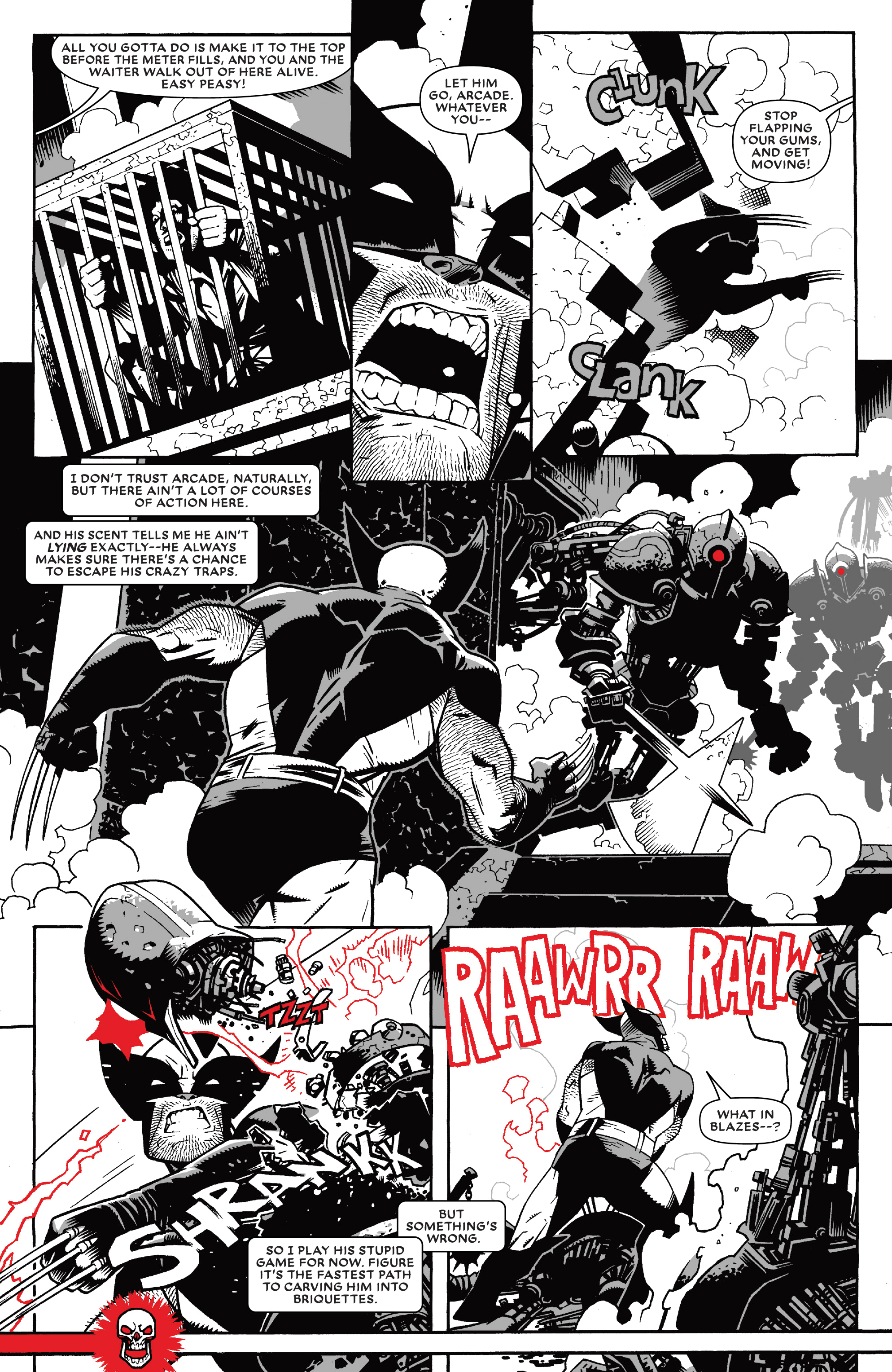 Read online Wolverine: Black, White & Blood comic -  Issue #2 - 15