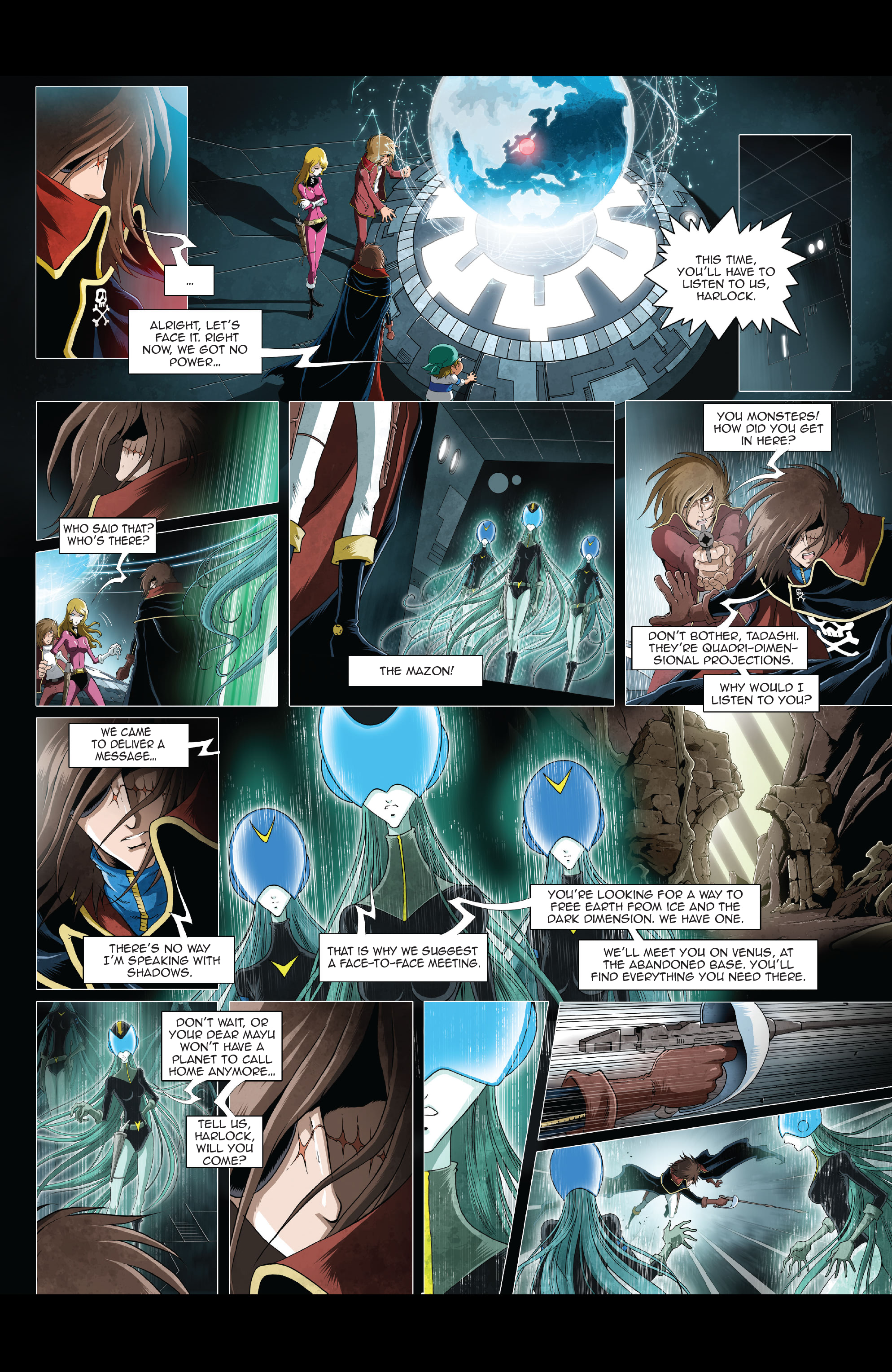 Read online Space Pirate Captain Harlock comic -  Issue #5 - 12