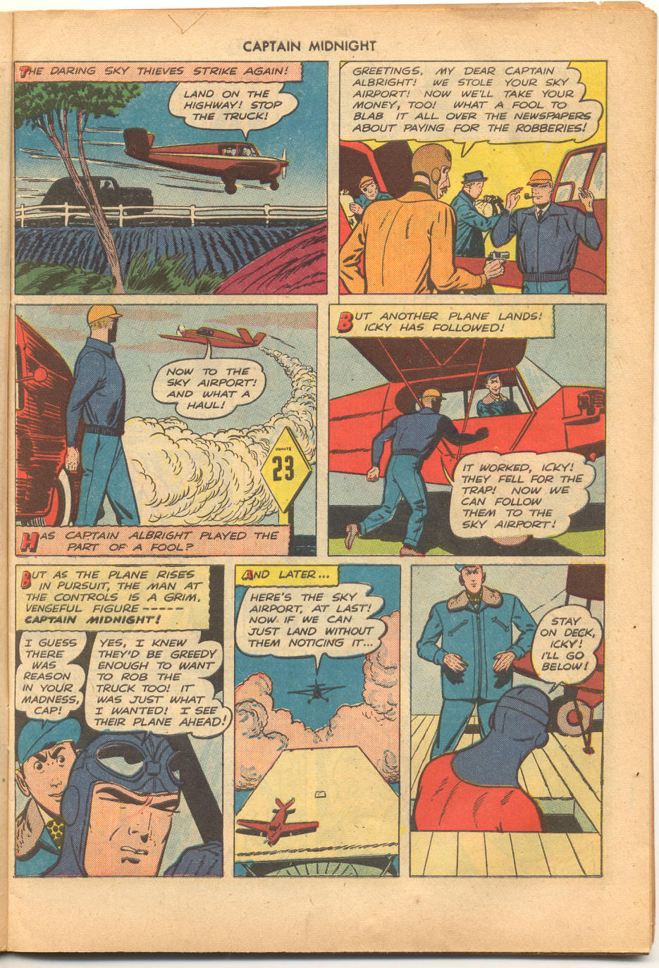 Read online Captain Midnight (1942) comic -  Issue #55 - 11