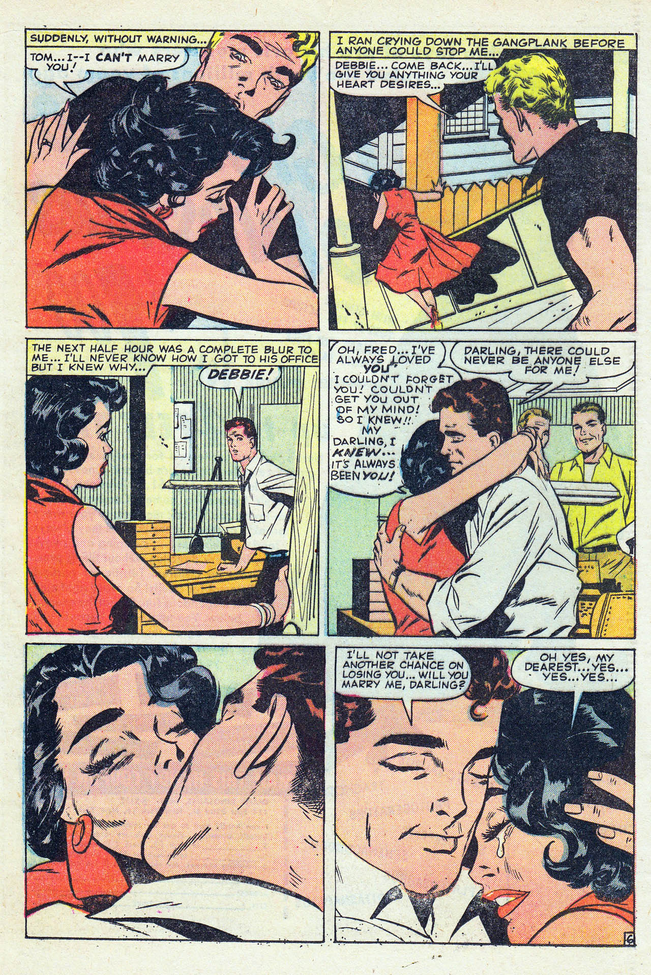 Read online Love Romances comic -  Issue #79 - 16