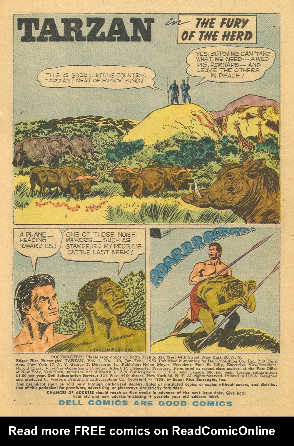 Read online Tarzan (1948) comic -  Issue #110 - 3