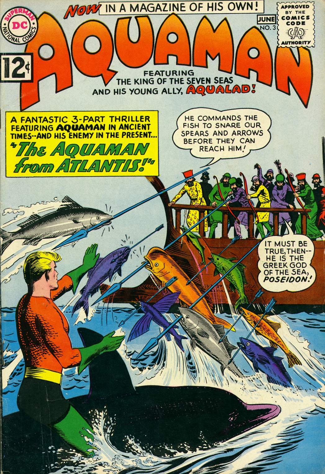 Read online Aquaman (1962) comic -  Issue #3 - 1