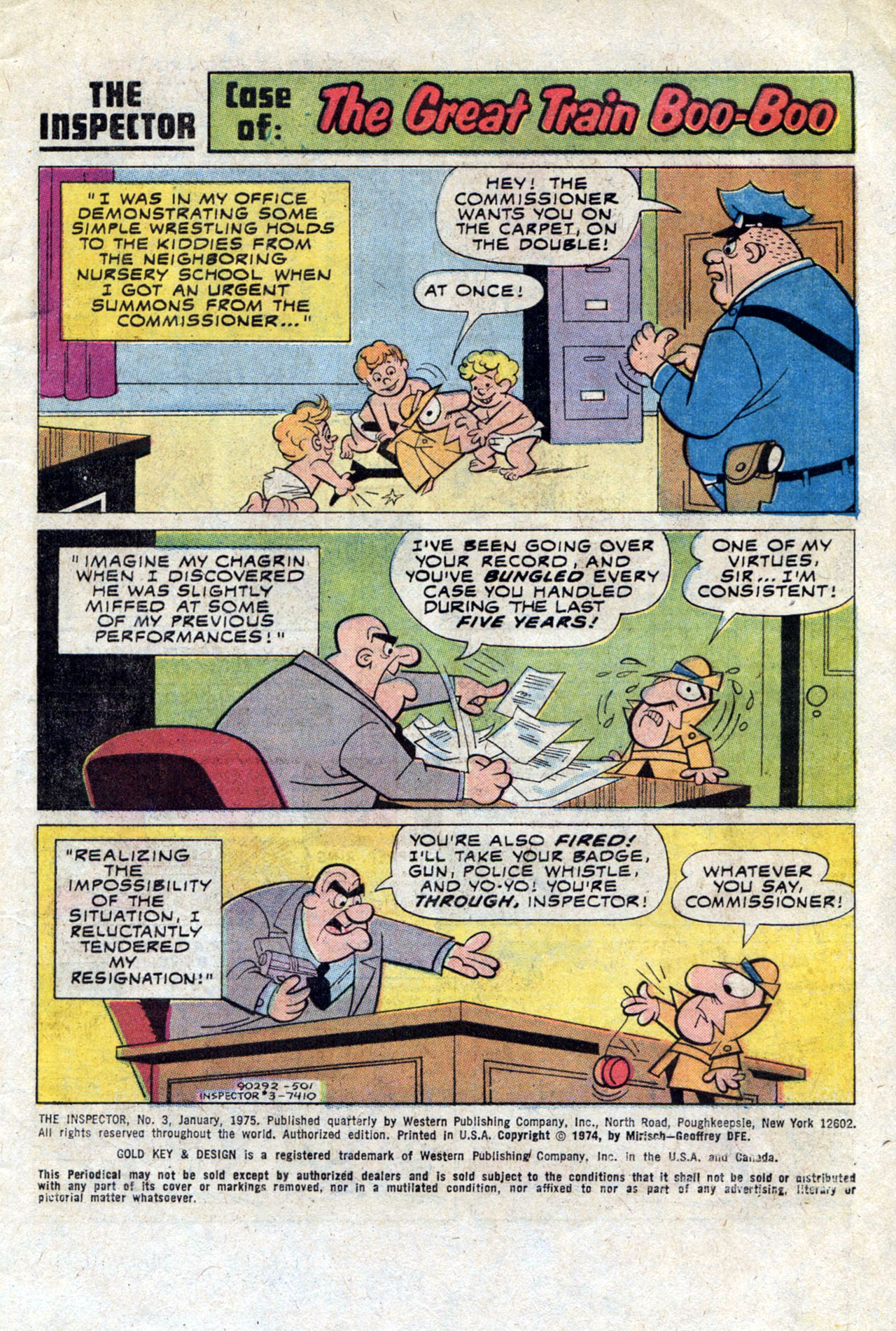 Read online The Inspector (1974) comic -  Issue #3 - 3