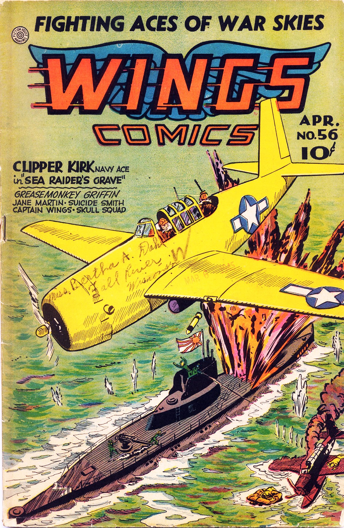 Read online Wings Comics comic -  Issue #56 - 1